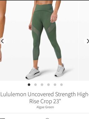 lululemon Athletica Algae Green High-Rise 23" Leggings